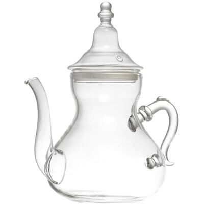 HOME DECO FACTORY , KA0276, pot à thé en verre 80cl, design moderne et élégant, idéal pour le thé, le café et les apéritifs, avec poignée ergonomique et anti-goutte, transparent HOME DECO FACTORY , KA0276, pot à thé en verre 80cl, design moderne et élégant, idéal pour le thé, le café et les apéritifs, avec poignée ergonomique et anti-goutte, transparent