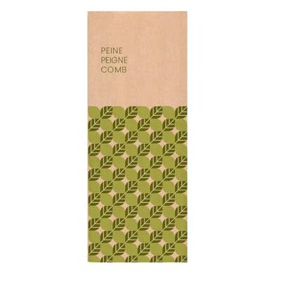 Garcia de Pou Lot de 250 peignes gainés Kraft 'Natural' 12,5 x 2,8 cm Beige Pp Garcia de Pou Lot de 250 peignes gainés Kraft 'Natural' 12,5 x 2,8 cm Beige Pp