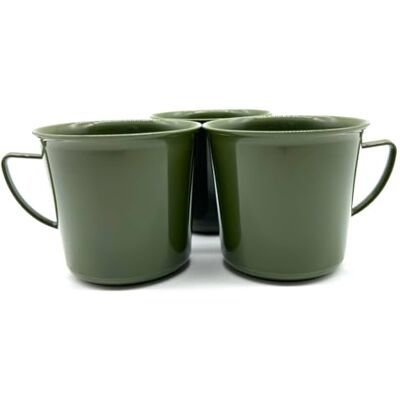 Kimmel Lot de 3 tasses de 180 ml Olive Kimmel Lot de 3 tasses de 180 ml Olive