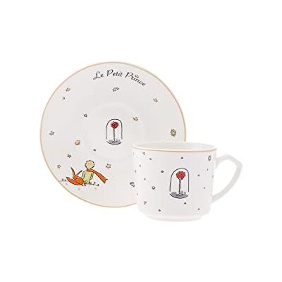 KARACA Ensemble de tasses à café Petit Prince pour 6 personnes 80 ml Design unique Ensemble à expresso Tasse à café traditionnelle turque Tasse à café moka KARACA Ensemble de tasses à café Petit Prince pour 6 personnes 80 ml Design unique Ensemble à expresso Tasse à café traditionnelle turque Tasse à café moka
