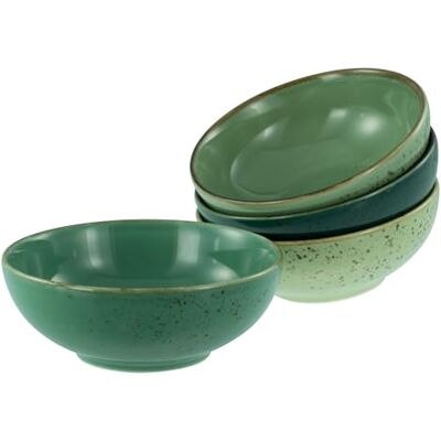 Creatable , 22878, Serie Nature Collection Green Life, 4-teiliges Geschirrset für 4 Personen, Smoothie Bowl aus Steinzeug, spülmaschinen- und mikrowellengeeignet, Qualitätsproduktion Creatable , 22878, Serie Nature Collection Green Life, 4-teiliges Geschirrset für 4 Personen, Smoothie Bowl aus Steinzeug, spülmaschinen- und mikrowellengeeignet, Qualitätsproduktion