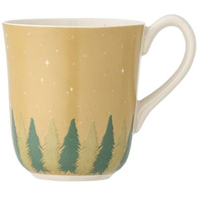 Bloomingville Spruce Gobelet en grès Vert 9 x 10 cm 350 ml Bloomingville Spruce Gobelet en grès Vert 9 x 10 cm 350 ml