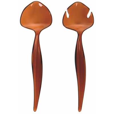 Tivoli Set 2 couverts pour salade, ambre, cuisine Tivoli Set 2 couverts pour salade, ambre, cuisine