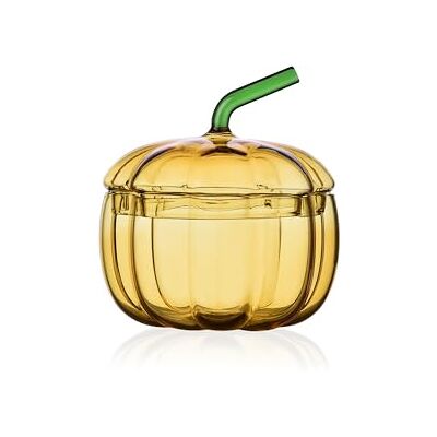 Ichendorf Milano Boîte à poivre, collection Vegetables, H 11 cm, verre borosilicate, fait à la main Ichendorf Milano Boîte à poivre, collection Vegetables, H 11 cm, verre borosilicate, fait à la main