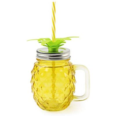 Excelsa Tasse tropicale avec paille, verre Excelsa Tasse tropicale avec paille, verre