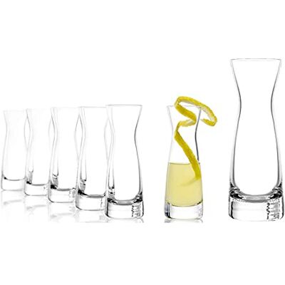 Topkapi Tiki Lot de 6 verres à shot Akari 7 pièces Tiki Akari Verres à shot (6 pièces) et carafe (1 pièce) pour Tequila, vodka, rhum, schnaps, Tiki Bar Serie, pour 6 personnes Topkapi Tiki Lot de 6 verres à shot Akari 7 pièces Tiki Akari Verres à shot (6 pièces) et carafe (1 pièce) pour Tequila, vodka, rhum, schnaps, Tiki Bar Serie, pour 6 personnes