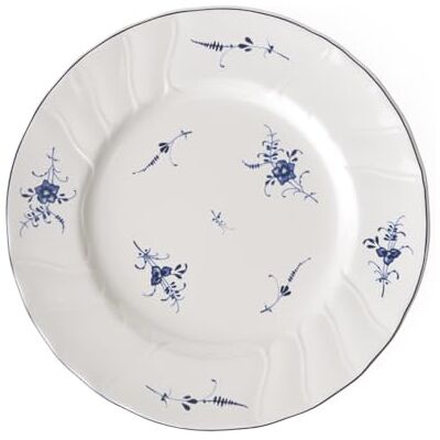 Villeroy & Boch Old Lu x Embourg Assiette à petit-déjeuner en porcelaine Blanc/bleu 21 cm Villeroy & Boch Old Lu x Embourg Assiette à petit-déjeuner en porcelaine Blanc/bleu 21 cm