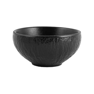 H&H -Skin Lot de 6 bols, en porcelaine de haute qualité, ø 11 cm, noir, assiettes de présentation, assiettes professionnelles pour ho.re.ca H&H -Skin Lot de 6 bols, en porcelaine de haute qualité, ø 11 cm, noir, assiettes de présentation, assiettes professionnelles pour ho.re.ca