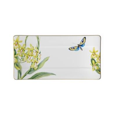 Villeroy & Boch Amazonia Assiette de service, porcelaine, multicolore, 35 x 18 x 3 cm Villeroy & Boch Amazonia Assiette de service, porcelaine, multicolore, 35 x 18 x 3 cm