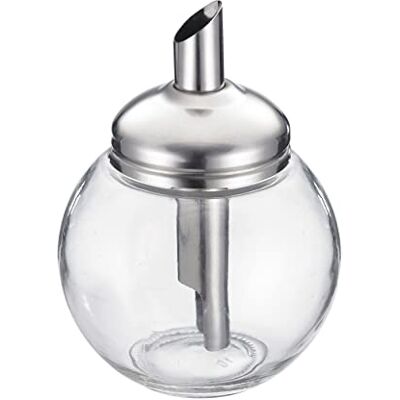 Westmark Sucrier, Capacité env. 250 ml, Verre/Acier Inoxydable, Roma, 65442260 Westmark Sucrier, Capacité env. 250 ml, Verre/Acier Inoxydable, Roma, 65442260