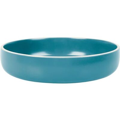 GENEVIEVE LETHU 536317 Assiette Creuse Modèle AEKI Ø 20,5 cm Assiette à Soupe d'inspiration scandinave Bleu en Grés GENEVIEVE LETHU 536317 Assiette Creuse Modèle AEKI Ø 20,5 cm Assiette à Soupe d'inspiration scandinave Bleu en Grés