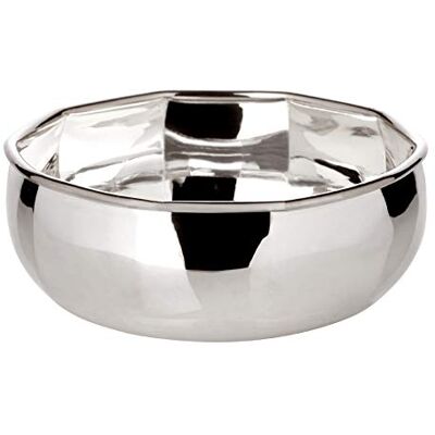 Edzard Bol Ten, forme ronde/décagone, diamètre 10 cm, argenté lourd Edzard Bol Ten, forme ronde/décagone, diamètre 10 cm, argenté lourd