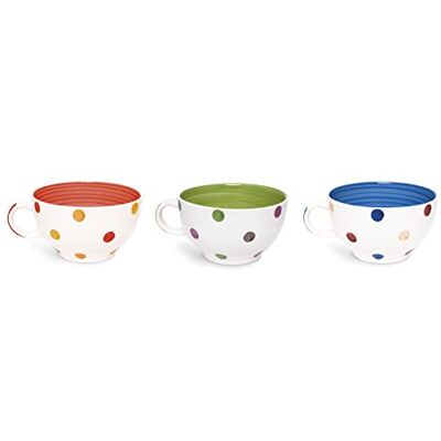 Excelsa - Punkten Tasse - Rouge/Vert/Bleu - 300 ml - Tasse Excelsa - Punkten Tasse - Rouge/Vert/Bleu - 300 ml - Tasse