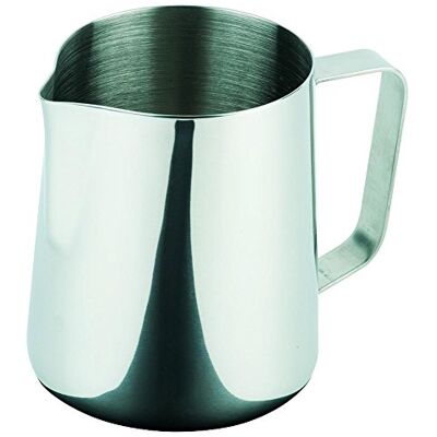 APS Pichet à eau en acier inoxydable 10331 avec poli et satiné, Ø 12 x 16,5 cm, 1,30 l. APS Pichet à eau en acier inoxydable 10331 avec poli et satiné, Ø 12 x 16,5 cm, 1,30 l.