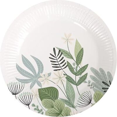 Algon Lot de 10 assiettes jetables – Assiettes jetables taille 20 cm, résistantes et écologiques, idéales pour les fêtes, événements et réunions Algon Lot de 10 assiettes jetables – Assiettes jetables taille 20 cm, résistantes et écologiques, idéales pour les fêtes, événements et réunions