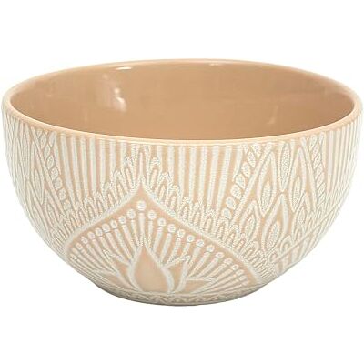 HOME DECO FACTORY , KA0468, Sahara Beige 65Cl Bowl en céramique durable, design élégant et moderne, ideal for soups and salads, easy to clean, dishwasher and microwave compatible HOME DECO FACTORY , KA0468, Sahara Beige 65Cl Bowl en céramique durable, design élégant et moderne, ideal for soups and salads, easy to clean, dishwasher and microwave compatible