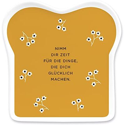 Grafik-werkstatt 61767 Assiette à Toast avec Inscription - Assiette Grafik-werkstatt 61767 Assiette à Toast avec Inscription - Assiette