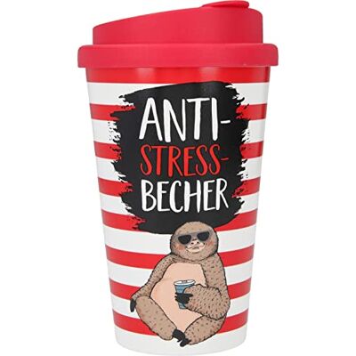 Depesche 2180-053 2180-053-To Go Tasse réutilisable en plastique avec inscription en allemand Paresseux 350 ml Depesche 2180-053 2180-053-To Go Tasse réutilisable en plastique avec inscription en allemand Paresseux 350 ml