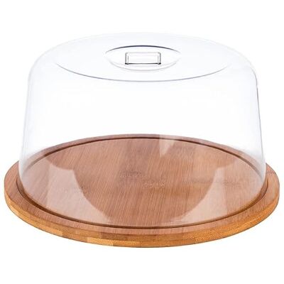 Ensemble de Service en Bambou APS avec Couvercle - Assiette Ronde 25cm Ensemble de Service en Bambou APS avec Couvercle - Assiette Ronde 25cm