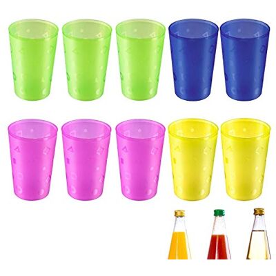 Westmark Gobelets, 10 Pièces, Couleurs Variées, Capacité : 0,3 L, Plastique, Trend, 510822E2 Westmark Gobelets, 10 Pièces, Couleurs Variées, Capacité : 0,3 L, Plastique, Trend, 510822E2