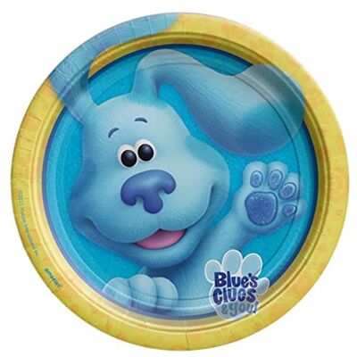 amscan Blue Clues 9913280-66 Assiette 23 cm amscan Blue Clues 9913280-66 Assiette 23 cm