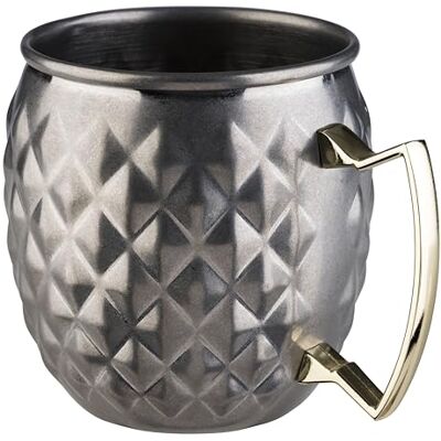 APS MOSCOW MULE 93333 Tasse à café en acier inoxydable vieilli Ø 9 x 10 cm 0,50 l APS MOSCOW MULE 93333 Tasse à café en acier inoxydable vieilli Ø 9 x 10 cm 0,50 l