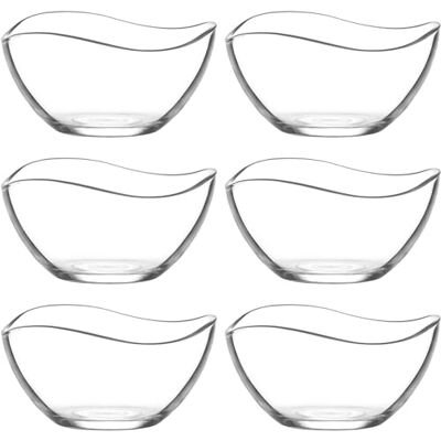 vienberg Viva Lot de 6, 12 ou 24 bols en verre de haute qualité Passe au lave-vaisselle 310 ml vienberg Viva Lot de 6, 12 ou 24 bols en verre de haute qualité Passe au lave-vaisselle 310 ml