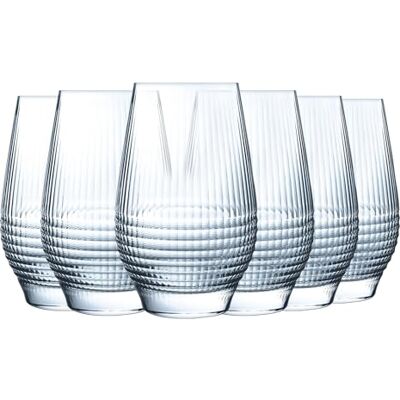 Arcoroc , Verre à Eau, Disco, 45 cl, Lot de 6 Arcoroc , Verre à Eau, Disco, 45 cl, Lot de 6