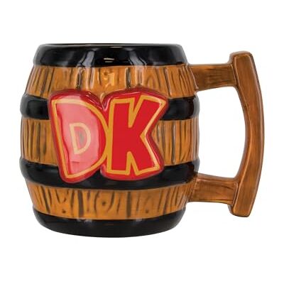 Paladone Super Mario Donkey Kong Mug en céramique, Multicolore, 9 x 15 x 10 cm Paladone Super Mario Donkey Kong Mug en céramique, Multicolore, 9 x 15 x 10 cm
