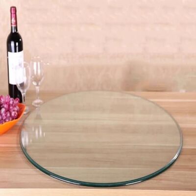 LMVYUVLF Plateau en verre trempé, plateau rond en verre trempé, bord poli, pour table de salle à manger, table basse, maison, bureau (78 cm) LMVYUVLF Plateau en verre trempé, plateau rond en verre trempé, bord poli, pour table de salle à manger, table basse, maison, bureau (78 cm)
