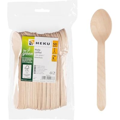 Heku 30977 Cuillère en bois de bouleau Heku 30977 Cuillère en bois de bouleau