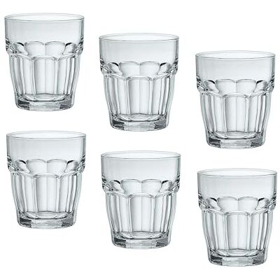 Bormioli Rocco Rock Bar Stackable Double Old Fashioned Glasses, Set of 6 Bormioli Rocco Rock Bar Stackable Double Old Fashioned Glasses, Set of 6