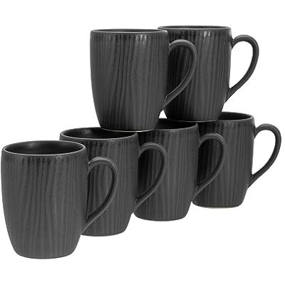Creatable Vesuvio Black Ensemble de Tasses à Café - 6 pcs, 300 ml Creatable Vesuvio Black Ensemble de Tasses à Café - 6 pcs, 300 ml