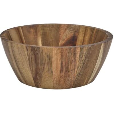 HOME DECO FACTORY , KA0338 Saladier en Acacia D20 cm, design élégant et chaud, idéal pour servir des salades, des fruits et des plats divers, facile d'entretien, marron, bol HOME DECO FACTORY , KA0338 Saladier en Acacia D20 cm, design élégant et chaud, idéal pour servir des salades, des fruits et des plats divers, facile d'entretien, marron, bol