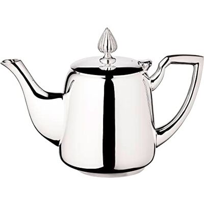 Edzard Théière Cimba (pour 850 ml) Noir argenté Théière, cafetière, hauteur 16 cm, largeur 11 cm, longueur 23 cm, 0,85 l Edzard Théière Cimba (pour 850 ml) Noir argenté Théière, cafetière, hauteur 16 cm, largeur 11 cm, longueur 23 cm, 0,85 l