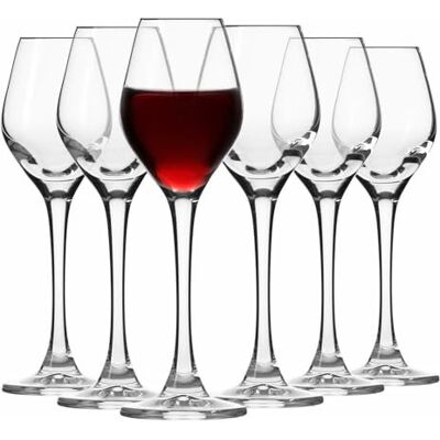 Krosno – Verres à Liqueur et Vodka 70 ml – Lot de 6 – Collection Splendour – Cristal Sans Plomb – Silhouette Élancée et Élégante Krosno – Verres à Liqueur et Vodka 70 ml – Lot de 6 – Collection Splendour – Cristal Sans Plomb – Silhouette Élancée et Élégante