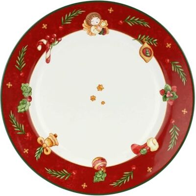 THUN , Assiette en porcelaine, version grande, collection de surprises de Noël, assiette de collection, idée cadeau pour Noël, Ø 31 cm THUN , Assiette en porcelaine, version grande, collection de surprises de Noël, assiette de collection, idée cadeau pour Noël, Ø 31 cm
