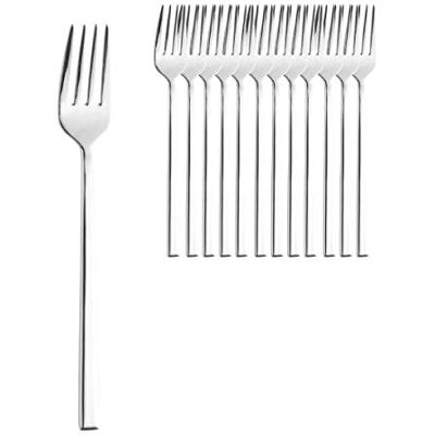 Esmeyer Sophie Lot de 12 fourchettes de table en acier inoxydable 18/10 poli Argenté Esmeyer Sophie Lot de 12 fourchettes de table en acier inoxydable 18/10 poli Argenté