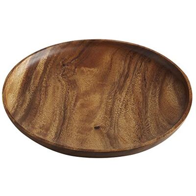 Premier Housewares Assiette en bois d'acacia marron 3 x 31 x 31 cm Premier Housewares Assiette en bois d'acacia marron 3 x 31 x 31 cm