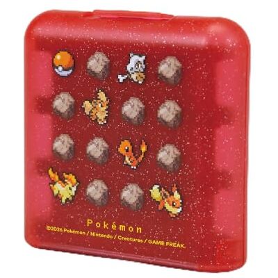 Hori Étui pour 24 cartes de jeu (Pokémon Pixel Rouge) pour Nintendo Switch Licence officielle Hori Étui pour 24 cartes de jeu (Pokémon Pixel Rouge) pour Nintendo Switch Licence officielle