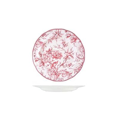 H&H Lot de 6 assiettes à fruits primrose en porcelaine 22 cm H&H Lot de 6 assiettes à fruits primrose en porcelaine 22 cm