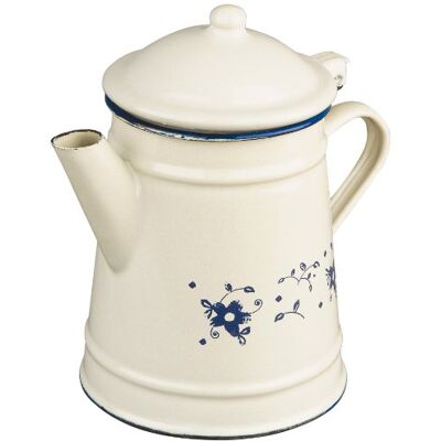 IBILI 918710 Cafetière Conique en acier émaillé vitrifié Sena 1 l IBILI 918710 Cafetière Conique en acier émaillé vitrifié Sena 1 l