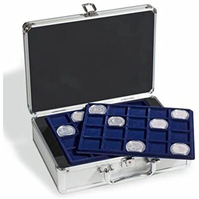 Leuchtturm 301163 Cargo S 6 Mallette numismatique avec 6 plateaux pour 144 pièces jusqu'à 33 mm de diamètre par exemple 2 pièces en euro 292 x 97 x 213 mm Leuchtturm 301163 Cargo S 6 Mallette numismatique avec 6 plateaux pour 144 pièces jusqu'à 33 mm de diamètre par exemple 2 pièces en euro 292 x 97 x 213 mm