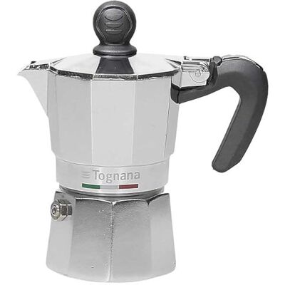 Tognana Authentika Cafetière 1 tasse 0,065 L, aluminium, Made in Italy Tognana Authentika Cafetière 1 tasse 0,065 L, aluminium, Made in Italy