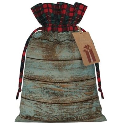 VANANI Sacs à bonbons de Noël rustiques en bois de grange ancienne, avec étiquettes, réutilisables, utilisés pour les emballages de vacances, les fêtes de Noël. VANANI Sacs à bonbons de Noël rustiques en bois de grange ancienne, avec étiquettes, réutilisables, utilisés pour les emballages de vacances, les fêtes de Noël.