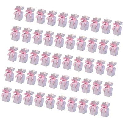 Uqezagpa Lot de 50 boîtes à goûter colorées en papier colorées pour mariage, bonbons, événements scolaires, décorations de fête Uqezagpa Lot de 50 boîtes à goûter colorées en papier colorées pour mariage, bonbons, événements scolaires, décorations de fête