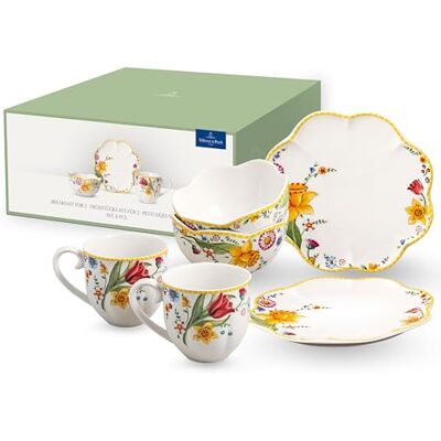 Villeroy & Boch Spring Awakening Service de petit-déjeuner 6 pièces en porcelaine Multicolore Villeroy & Boch Spring Awakening Service de petit-déjeuner 6 pièces en porcelaine Multicolore