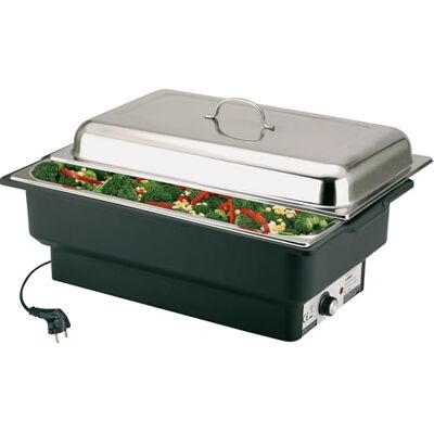 APS -chafing dish électrique -eco- env. 63 x 36 cm, hauteur 29 cm, bassin en plastique 1/1 gN edelstahlSpeisebehälter 8,5 l APS -chafing dish électrique -eco- env. 63 x 36 cm, hauteur 29 cm, bassin en plastique 1/1 gN edelstahlSpeisebehälter 8,5 l