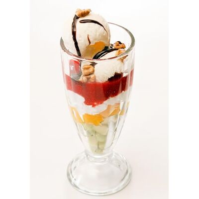 Topkapi Arctic 51128 Lot de 6 coupes à glace, à café glacé, milkshake, 300 ml Topkapi Arctic 51128 Lot de 6 coupes à glace, à café glacé, milkshake, 300 ml