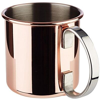 APS Gobelet Moscow Mule 93310, Ø 9 cm, hauteur 9 cm, 0,45 l, acier inoxydable, aspect cuivre, poli miroir APS Gobelet Moscow Mule 93310, Ø 9 cm, hauteur 9 cm, 0,45 l, acier inoxydable, aspect cuivre, poli miroir